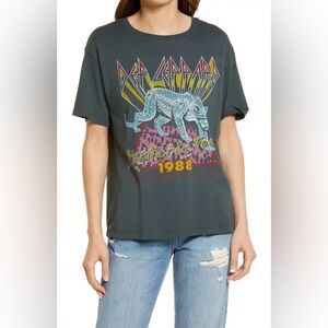 Daydreamer Def Leppard Japan 88 tour tshirt